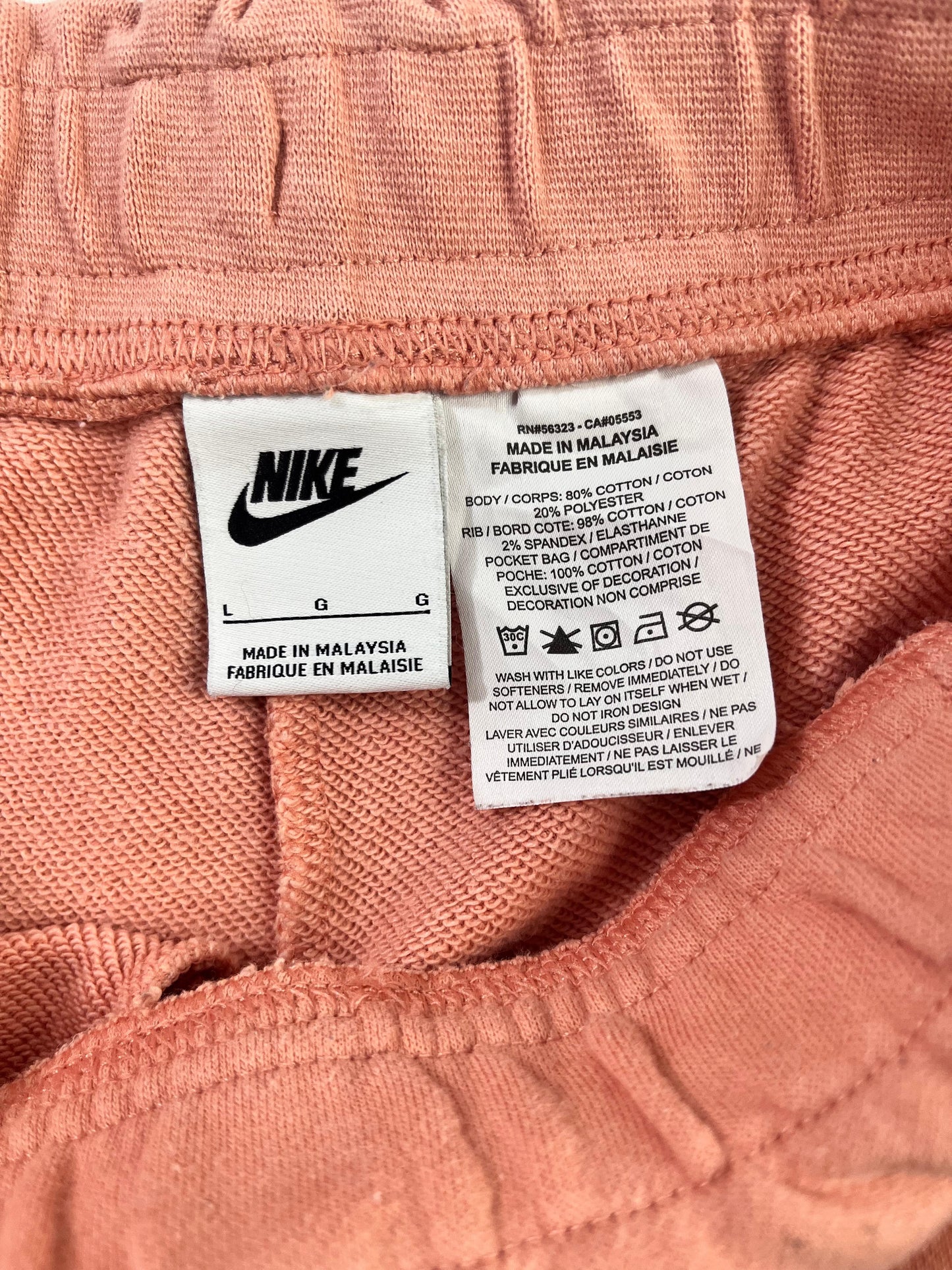SHORT NIKE MUJER TALLA L ROSADO