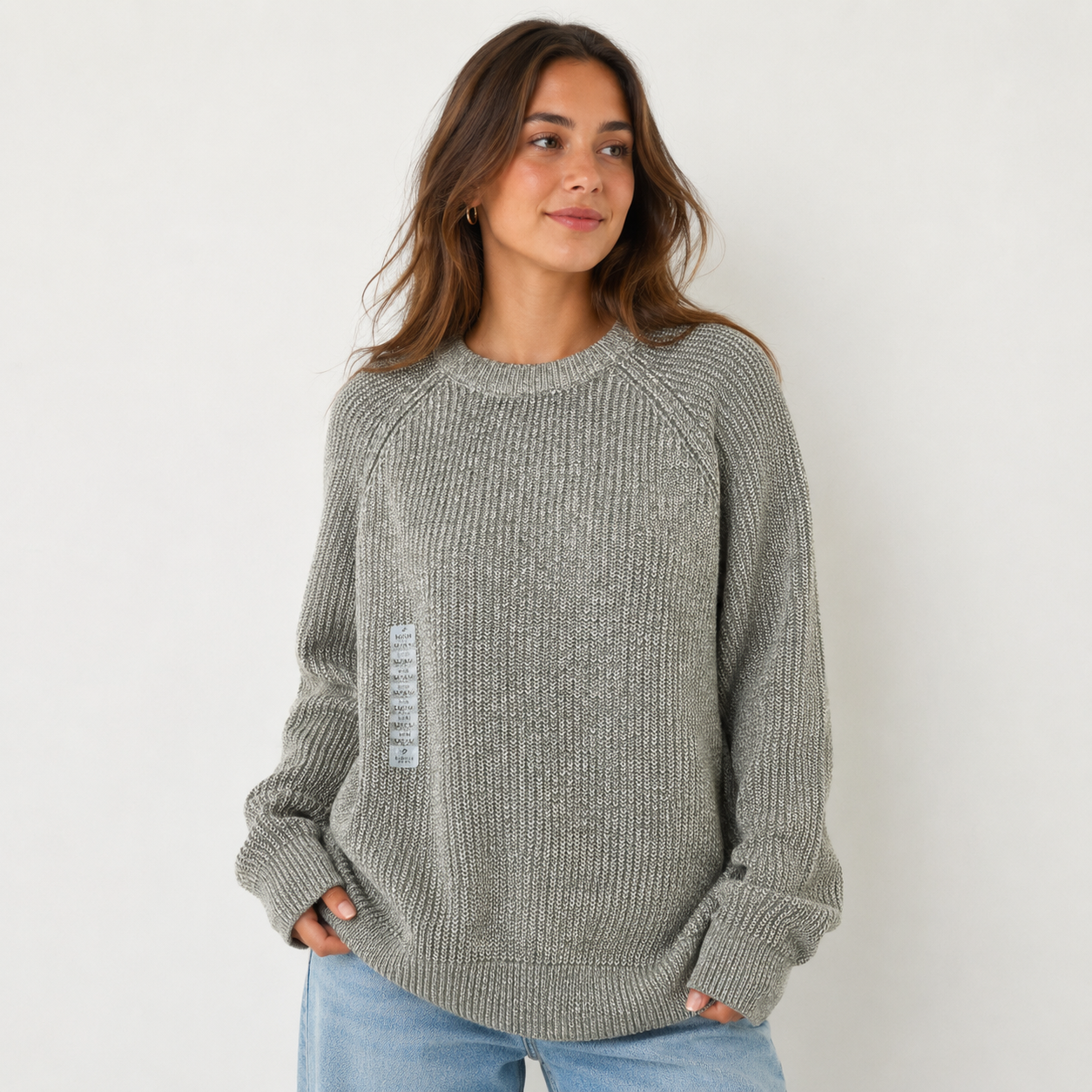 SWEATER DENVER HAYES TALLA M GRIS