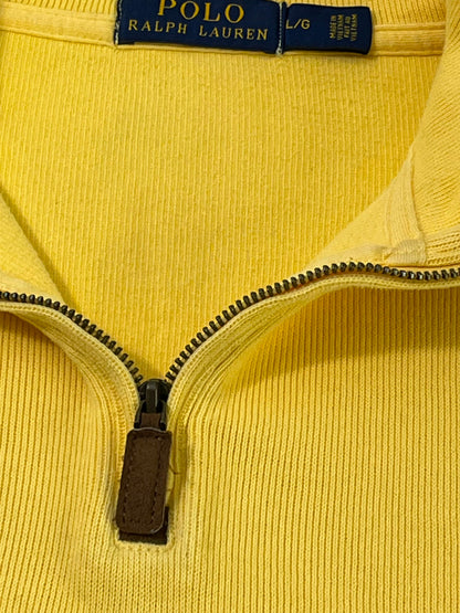 Sweater Polo Ralph Lauren amarillo etiqueta cuidado