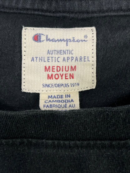 POLERA CHAMPION HOMBRE NEGRA · TALLA M