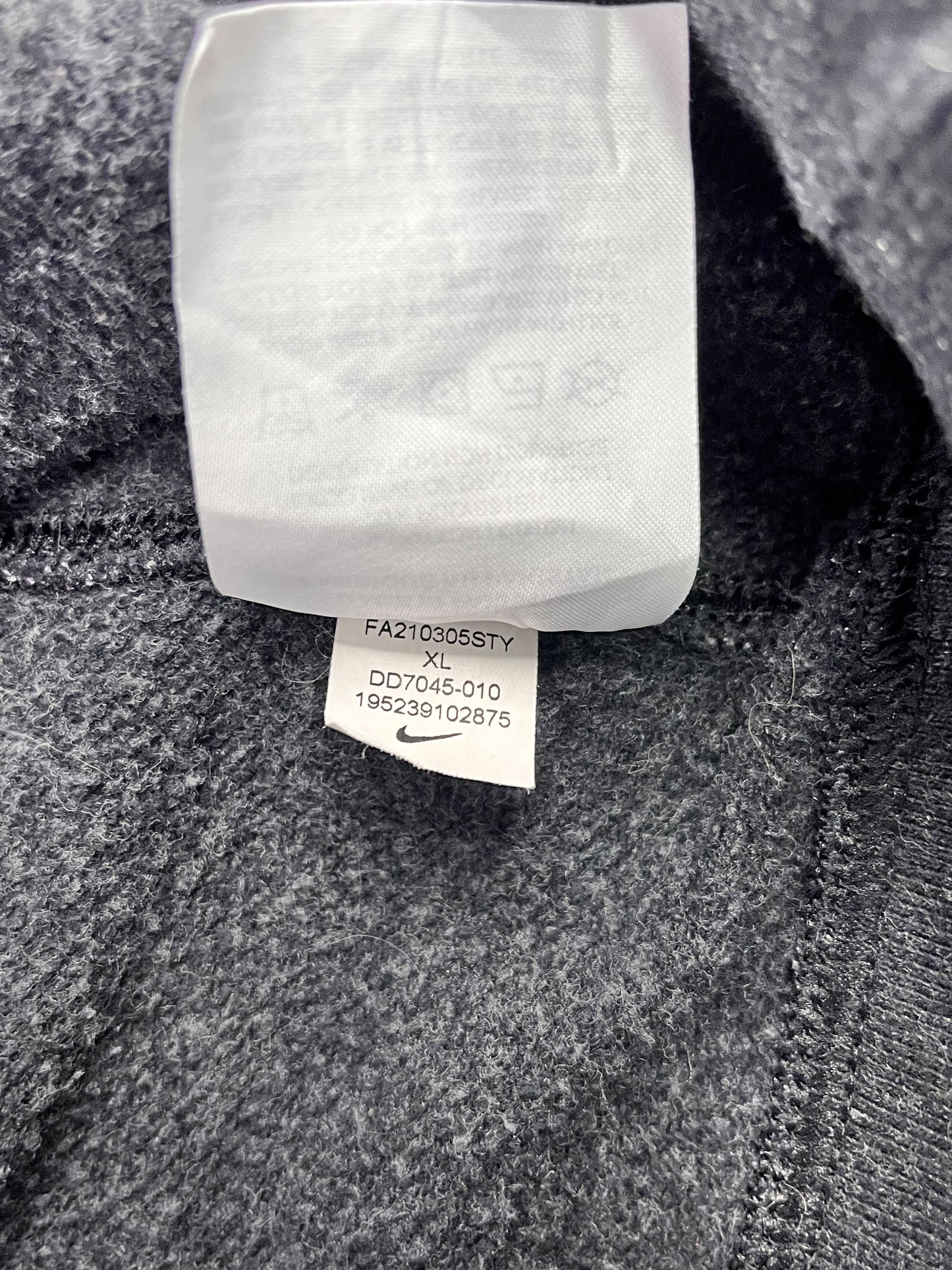 POLERÓN NIKE HOMBRE TALLA XL GRIS OSCURO