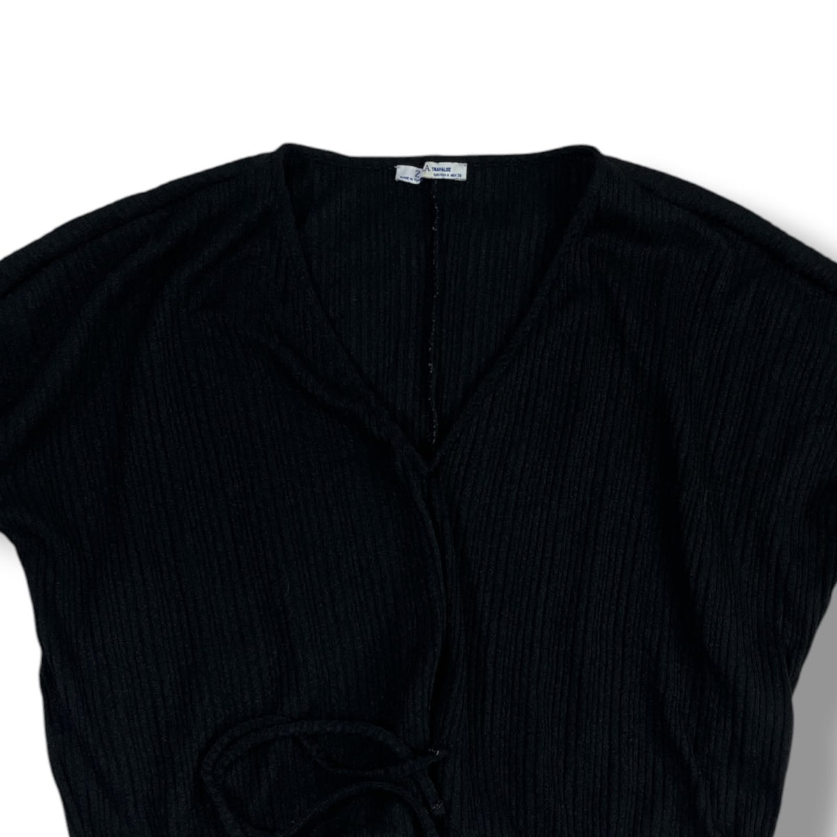 TOP ZARA MUJER NEGRO TALLA M