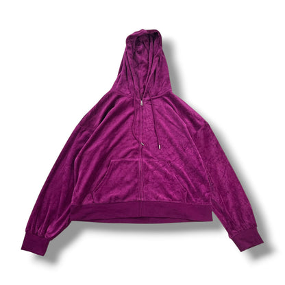POLERÓN GAP VELOUR MUJER TALLA L MORADO