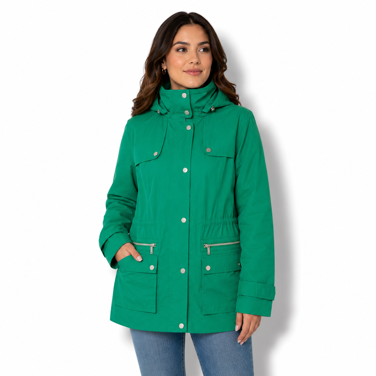 CHAQUETA CALVIN KLEIN MUJER VERDE TALLA APROX. M