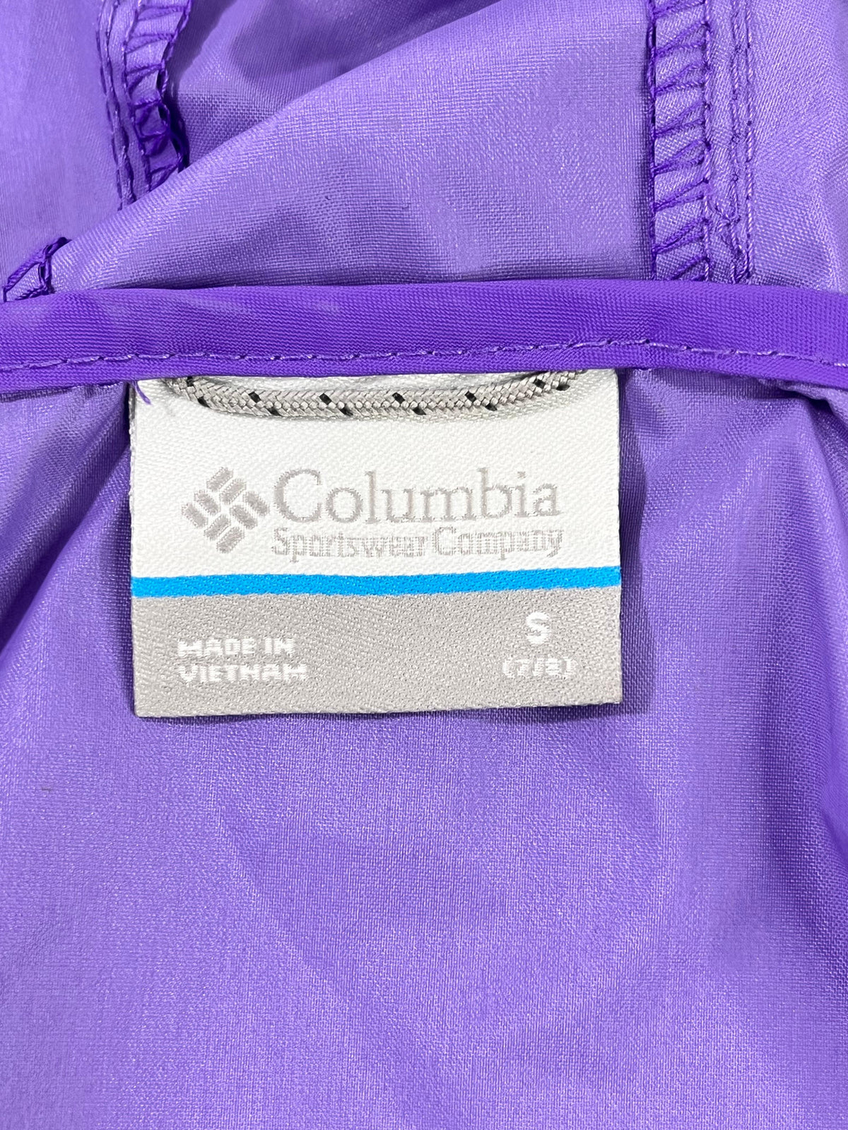CHAQUETA COLUMBIA NIÑA TALLA S (7/8) MORADA