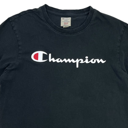 POLERA CHAMPION HOMBRE NEGRA · TALLA M