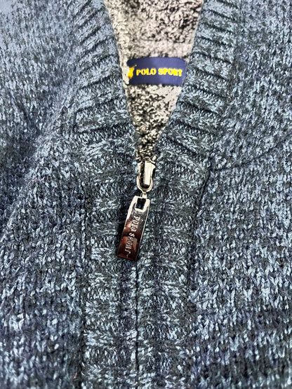 Poleron Tejido Polo Sport con Chiporro Hombre