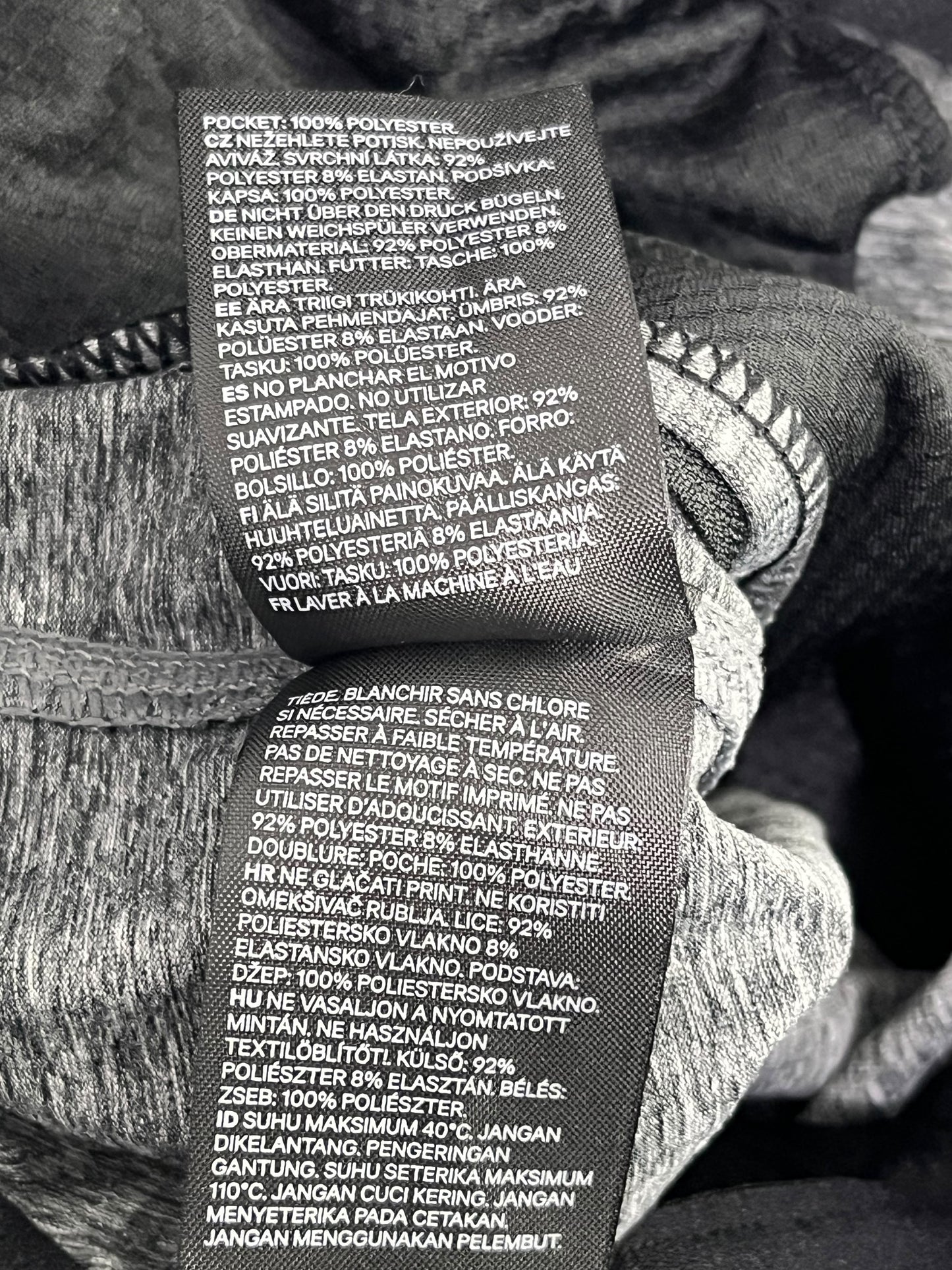PANTALÓN DEPORTIVO H&M SPORT TRAINING HOMBRE · TALLA XL
