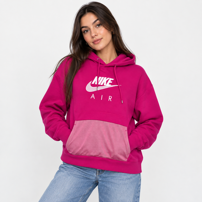 POLERÓN NIKE AIR MUJER FUCSIA · TALLA M