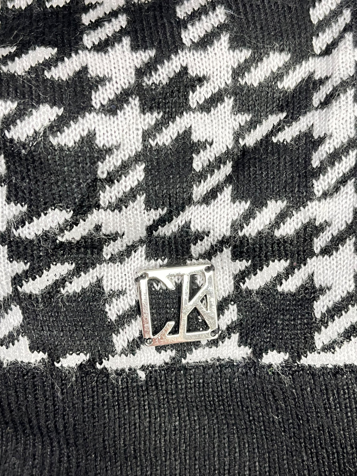 SWEATER CALVIN KLEIN MUJER TALLA S BLANCO Y NEGRO