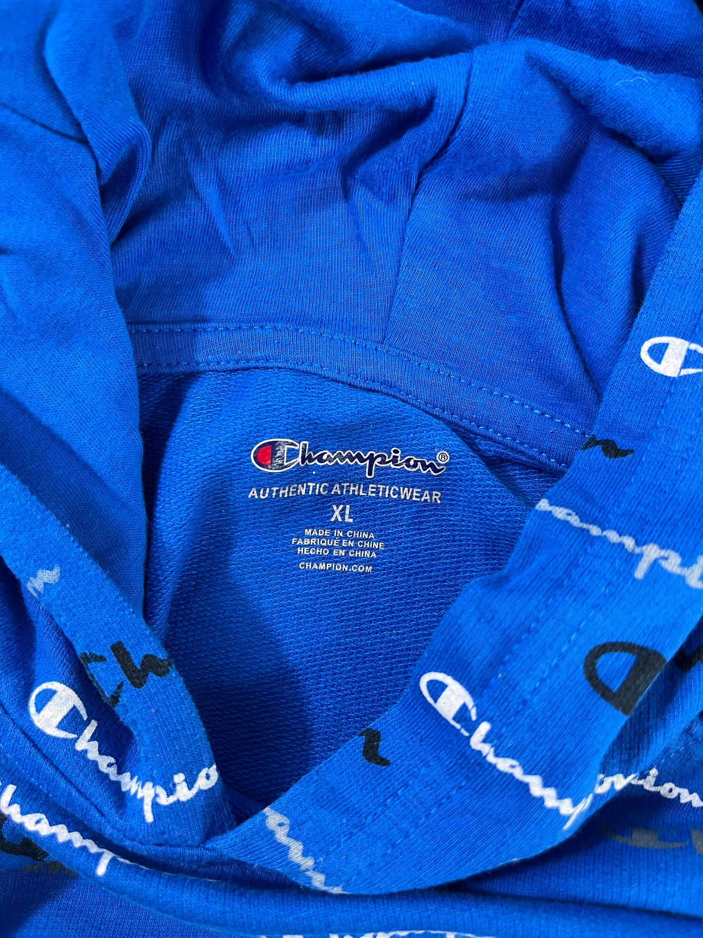 POLERÓN CHAMPION ALL OVER PRINT JUVENIL TALLA XL