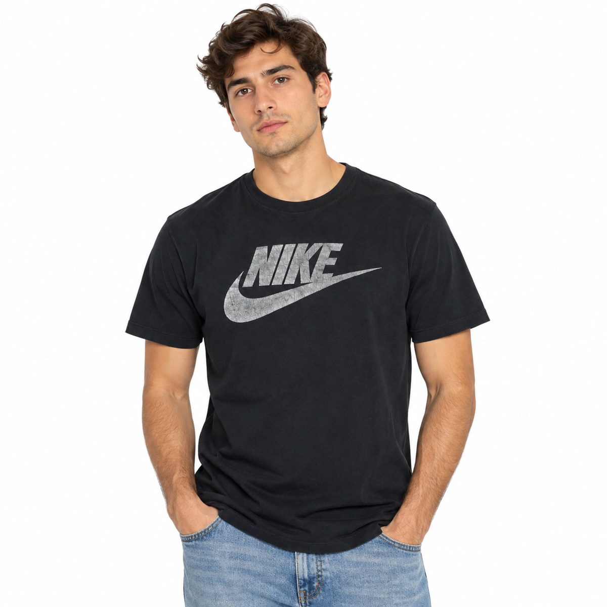 POLERA NIKE HOMBRE TALLA S NEGRA