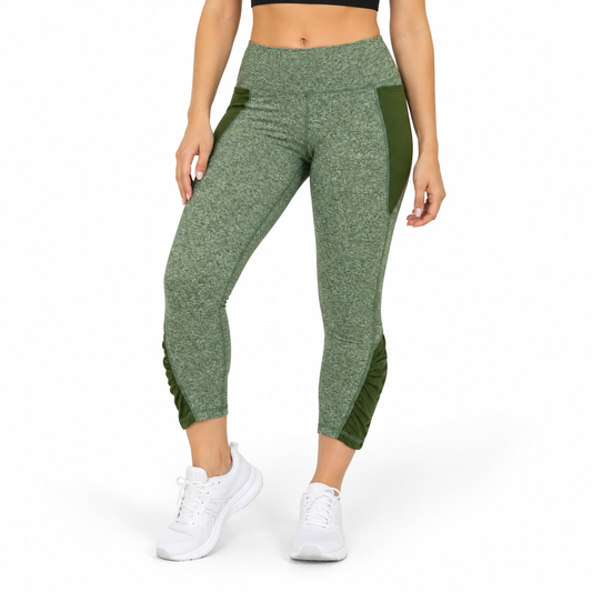 CALZA XERSION QUICK-DRI MUJER TALLA XXL VERDE 7/8