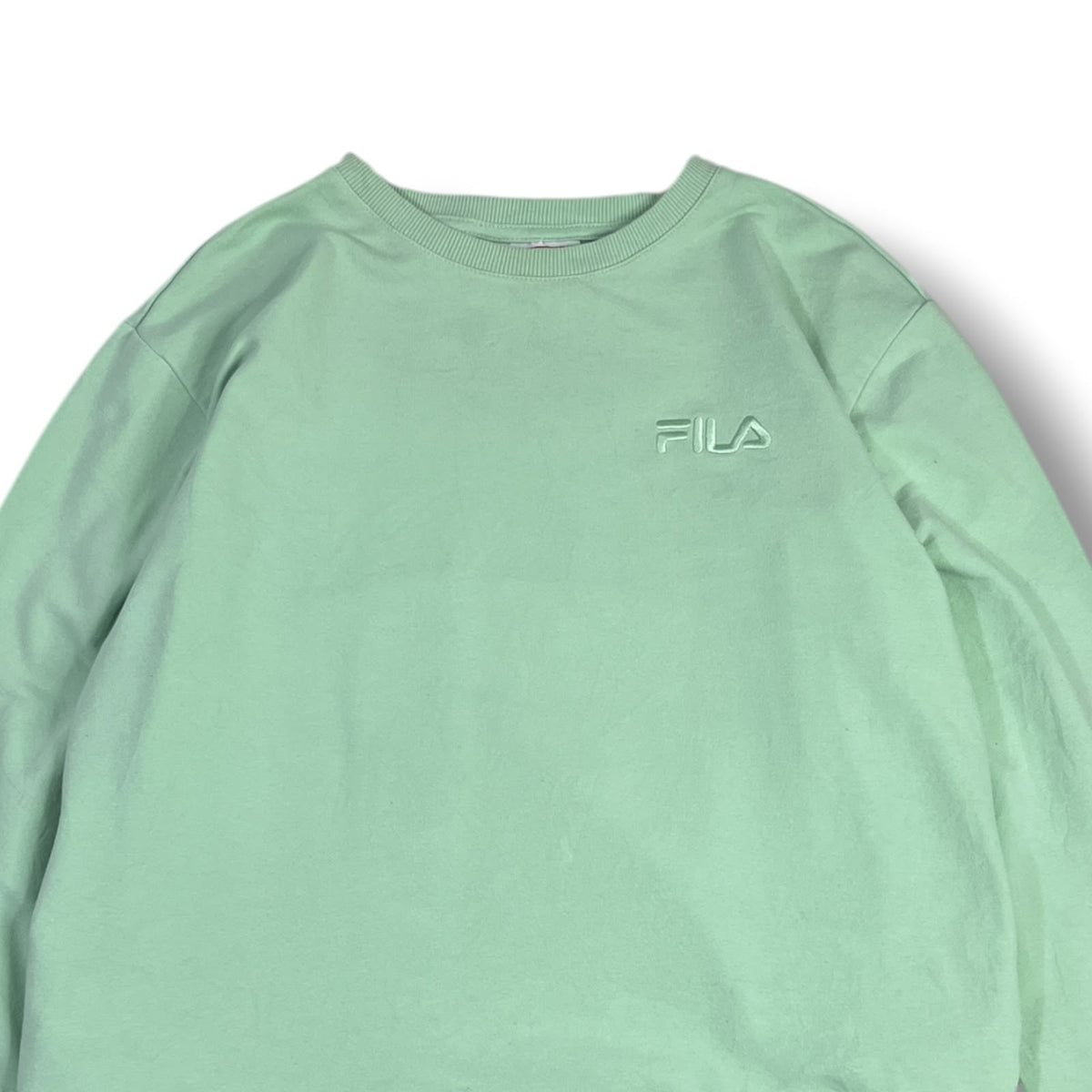 POLERÓN FILA MUJER TALLA L VERDE MENTA