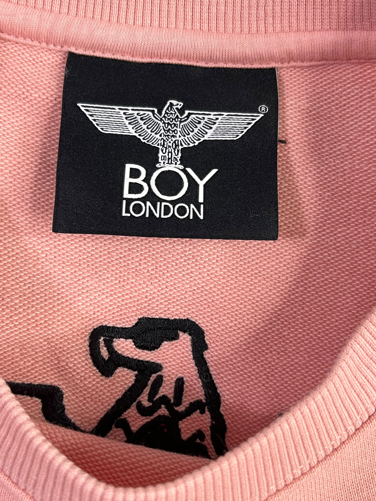 POLERÓN BOY LONDON MUJER TALLA XS ROSADO CON CIERRES