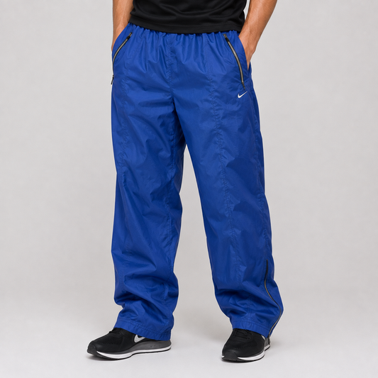 Pantalón Nike Cortaviento Vintage Azul Talla XL