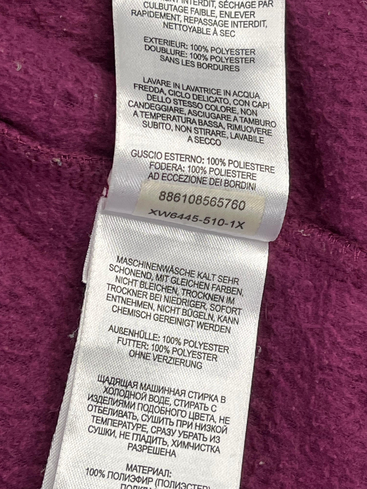 POLAR COLUMBIA MUJER TALLA 1X ROSADO