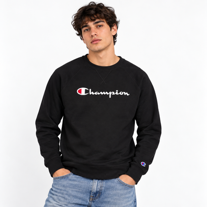 POLERÓN CHAMPION HOMBRE TALLA M NEGRO