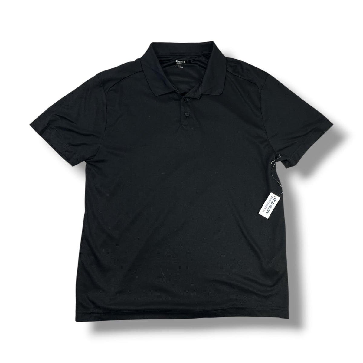 POLERA POLO OLD NAVY ACTIVE HOMBRE TALLA L NEGRA