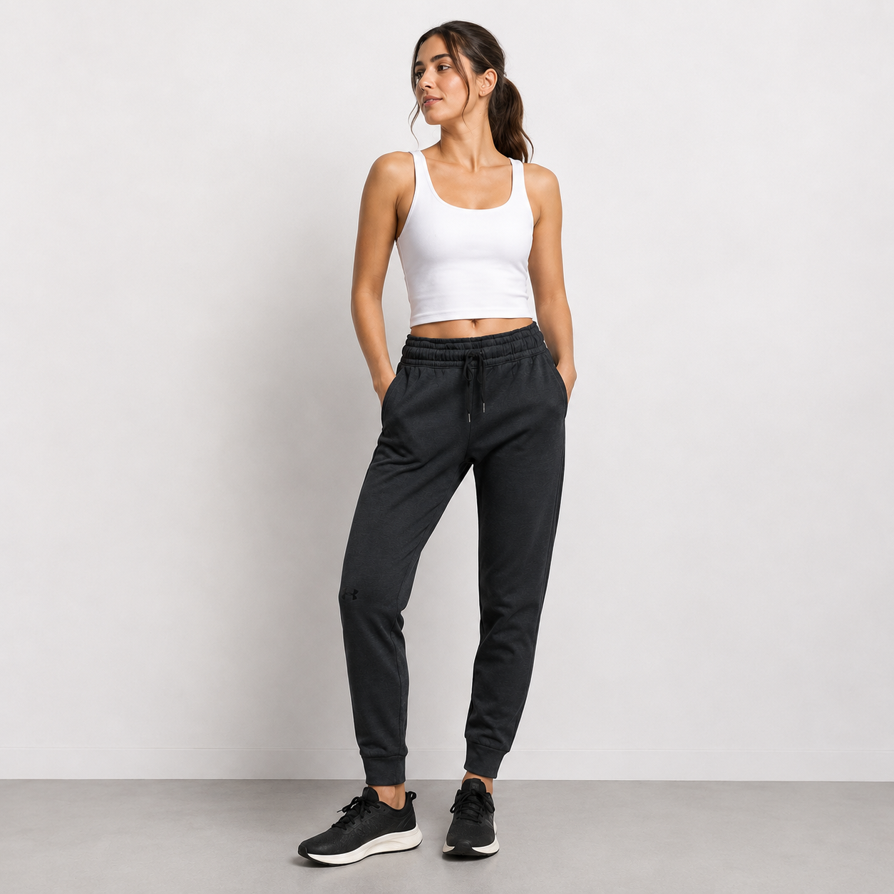 PANTALÓN JOGGER UNDER ARMOUR STORM MUJER TALLA APROX S NEGRO
