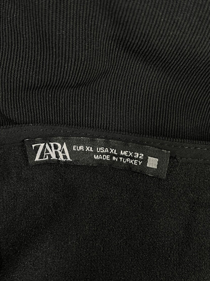 VESTIDO ZARA MUJER NEGRO MANGA LARGA · TALLA XL