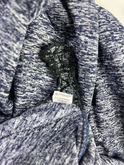 CALZA DEPORTIVA FILA MUJER PIERNA ANCHA AZUL JASPEADO