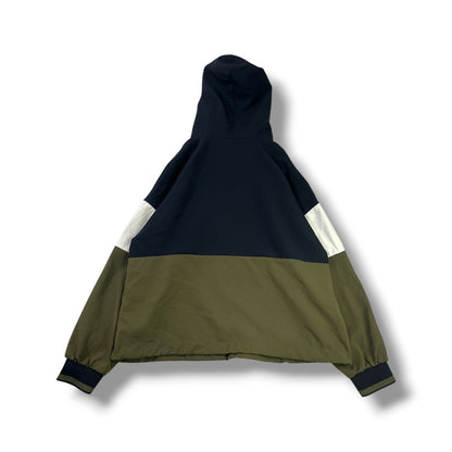 CHAQUETA LIGERA ZARA MUJER TALLA XL NEGRA/VERDE