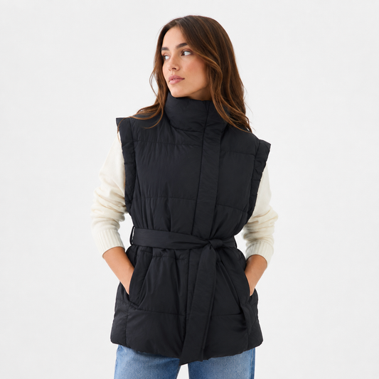 CHAQUETA GAP ACOLCHADA SIN MANGAS MUJER · TALLA XS