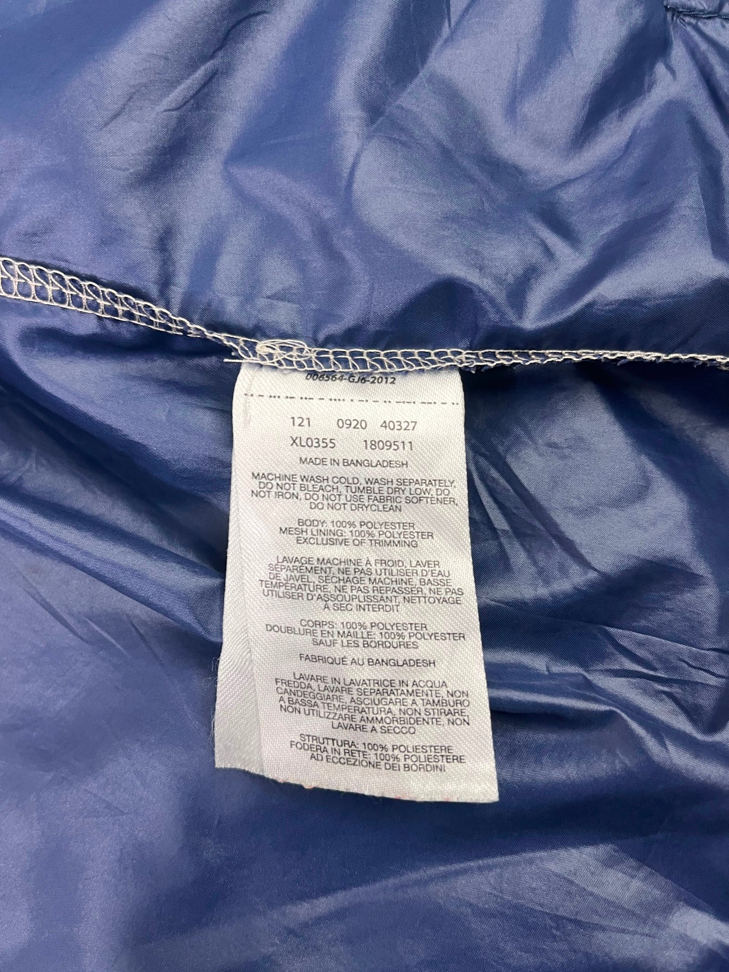 Chaqueta Cortaviento Columbia con Capucha Talla L