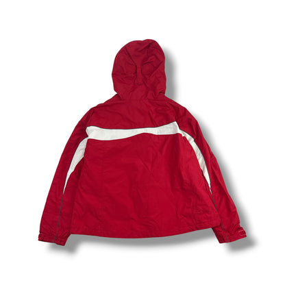 CHAQUETA COLUMBIA MUJER TALLA 2X ROJA CON FORRO POLAR