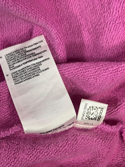 POLERÓN ADIDAS MUJER XL ROSADO CON CAPUCHA