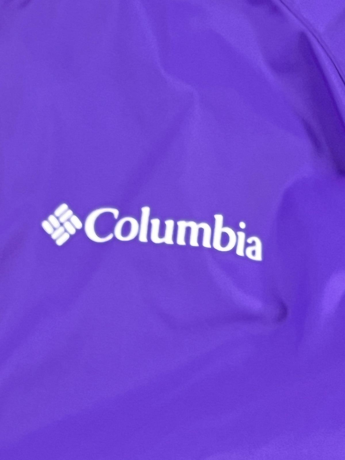 CHAQUETA COLUMBIA NIÑA TALLA S (7/8) MORADA