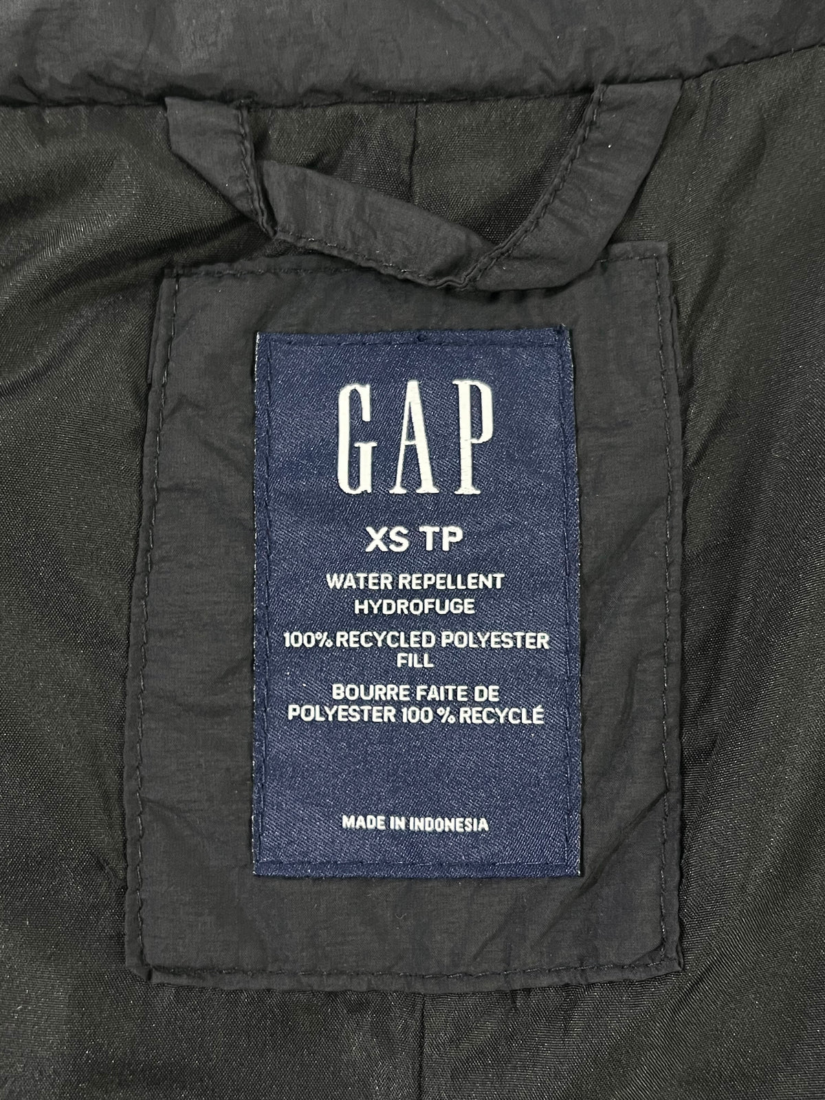 CHAQUETA GAP ACOLCHADA SIN MANGAS MUJER · TALLA XS
