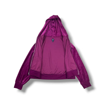 POLERÓN GAP VELOUR MUJER TALLA L MORADO