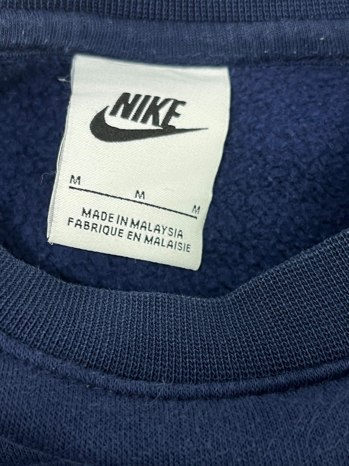 POLERÓN NIKE HOMBRE AZUL MARINO · TALLA M