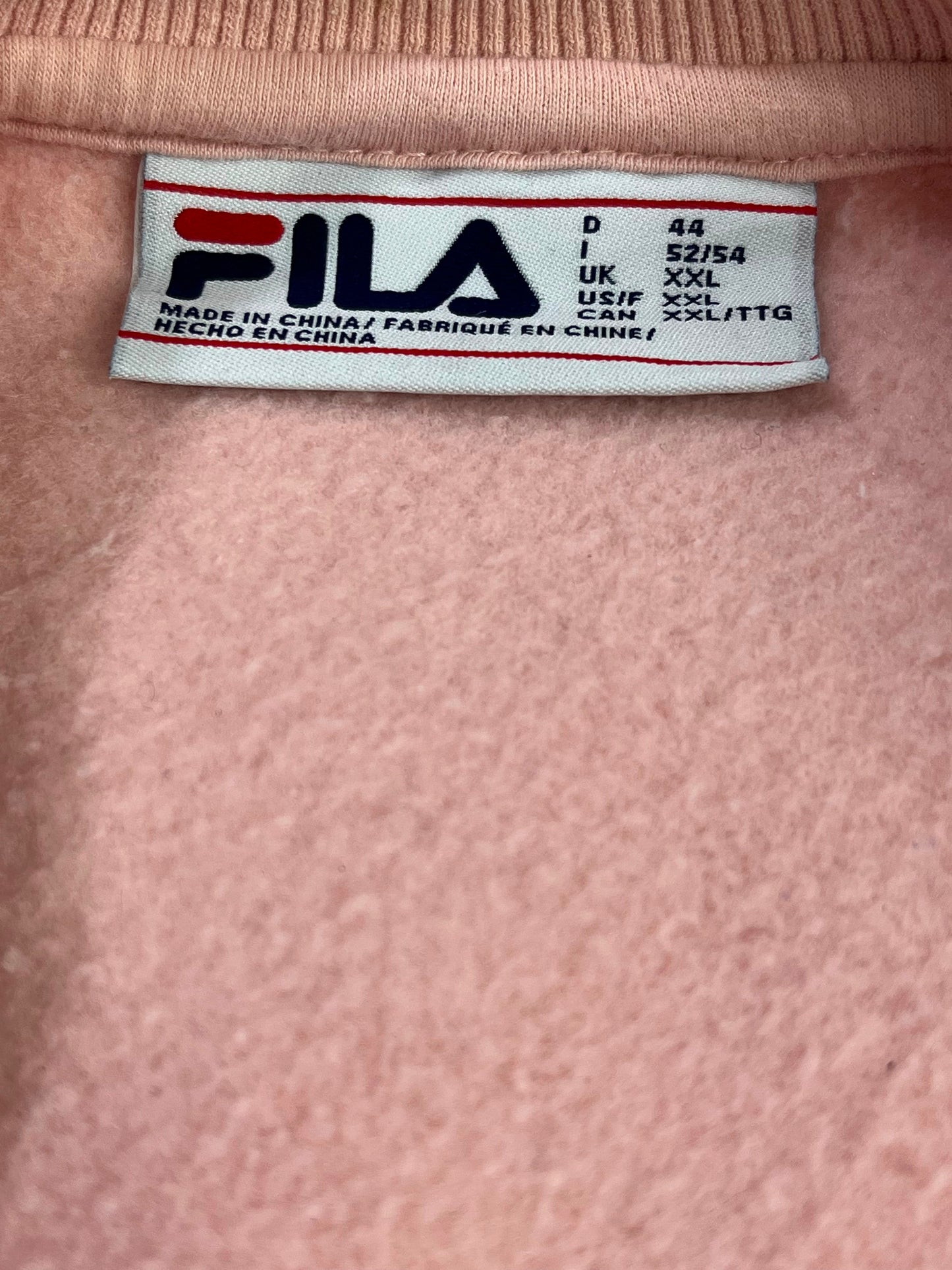 Polerón FILA Rosado Pastel Talla XXL