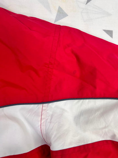 CHAQUETA COLUMBIA MUJER TALLA 2X ROJA CON FORRO POLAR