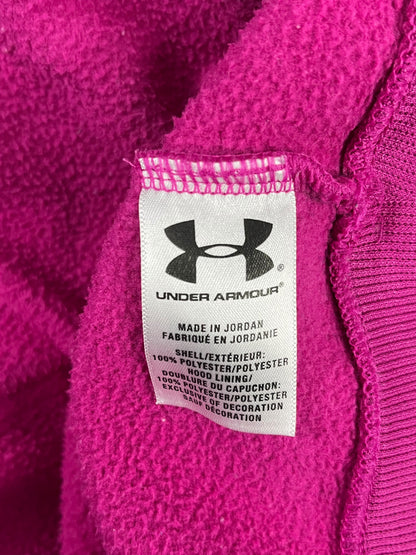 POLERÓN UNDER ARMOUR MUJER TALLA S FUCSIA CON CAPUCHA