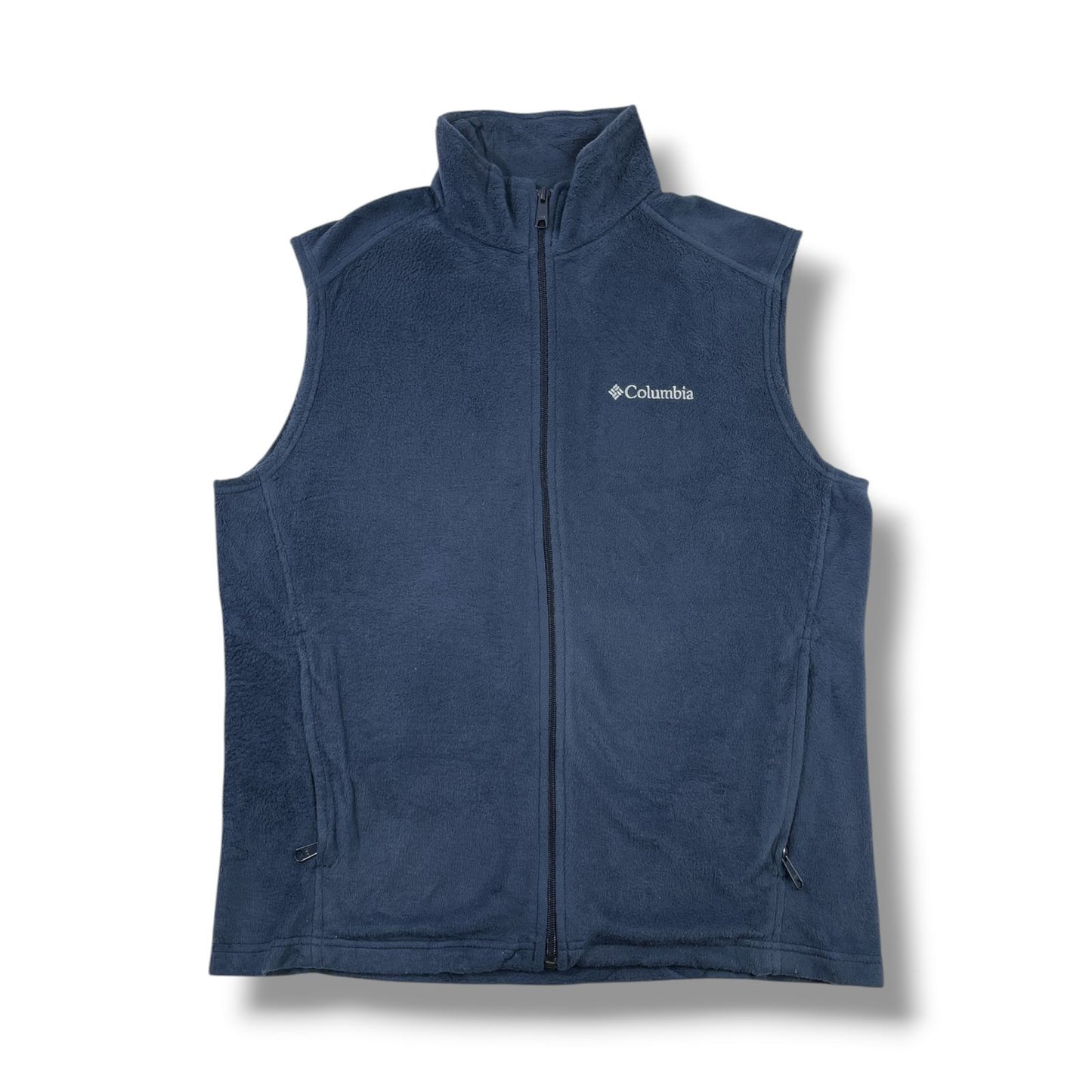 CHALECO POLAR SIN MANGAS COLUMBIA HOMBRE TALLA M AZUL