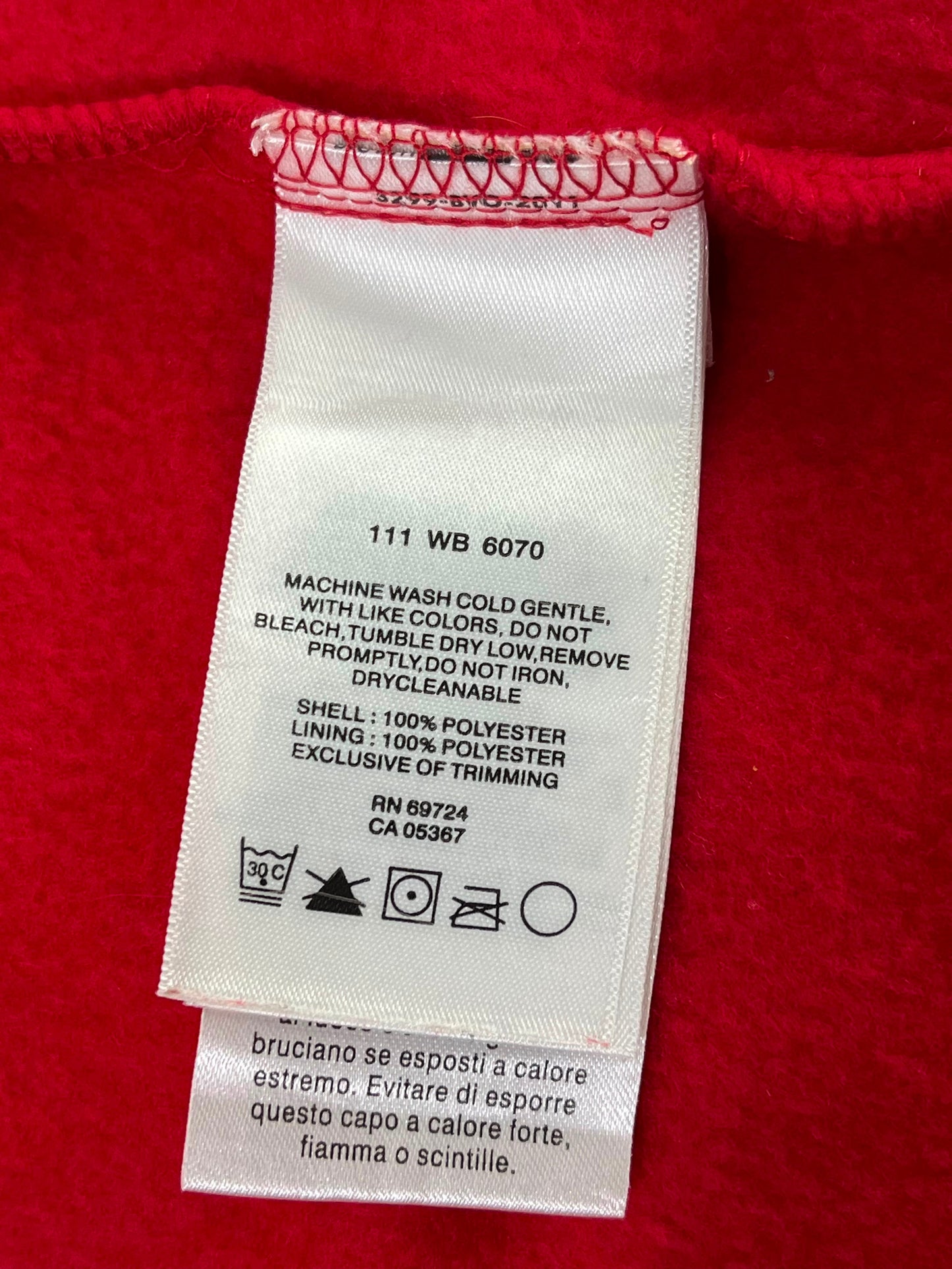 Instrucciones de cuidado polar Columbia