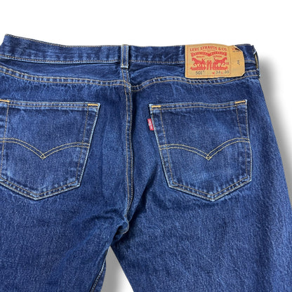 JEANS LEVI'S 501 ORIGINAL FIT AZUL Talla W34 L36