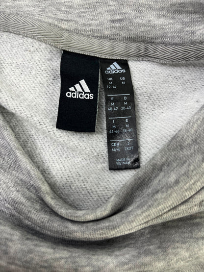 Polerón Adidas Gris Jaspeado Talla M