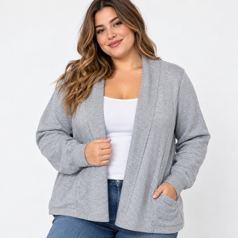 CARDIGAN ECOTHREADS MUJER TALLA XXL