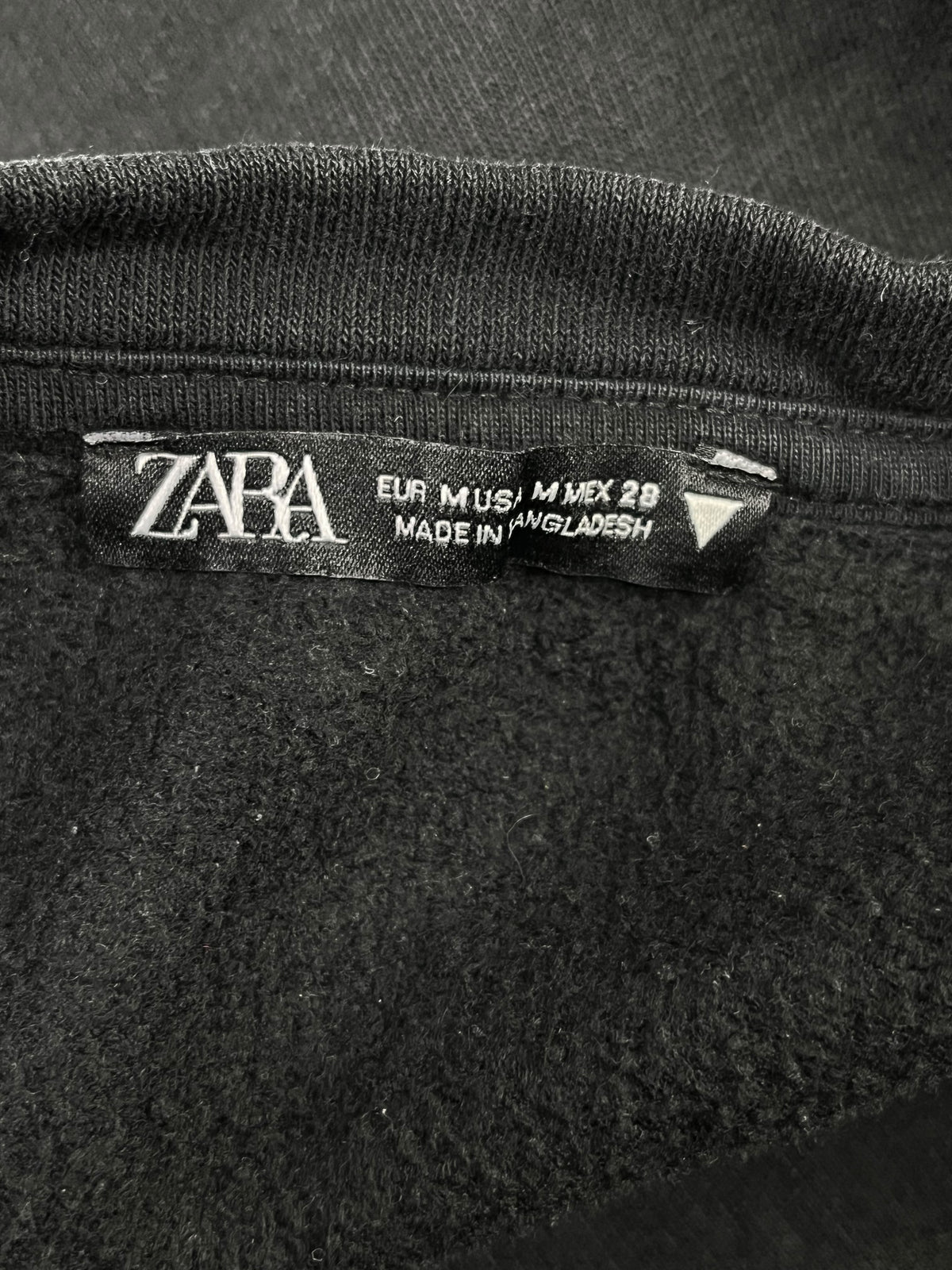 POLERÓN ZARA NEGRO MANGA 3/4 · TALLA M
