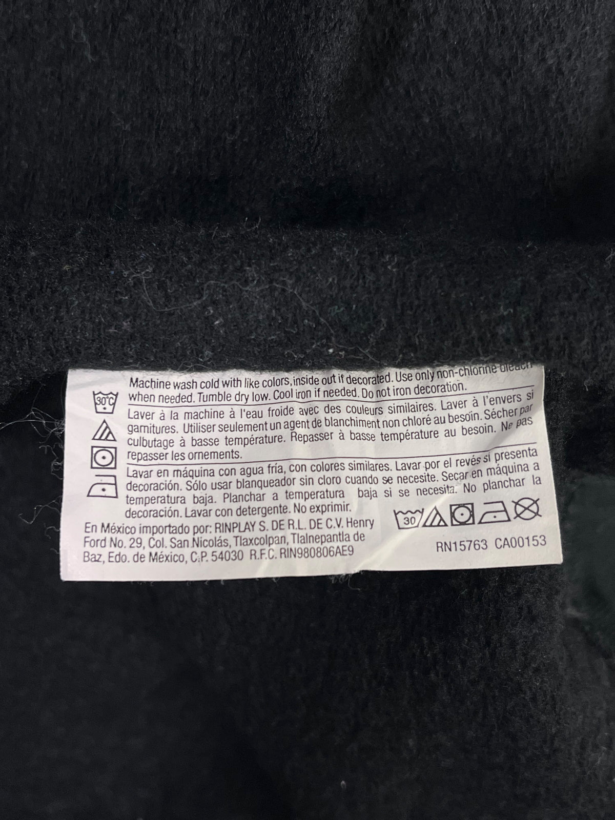 POLERÓN CHAMPION HOMBRE TALLA M NEGRO