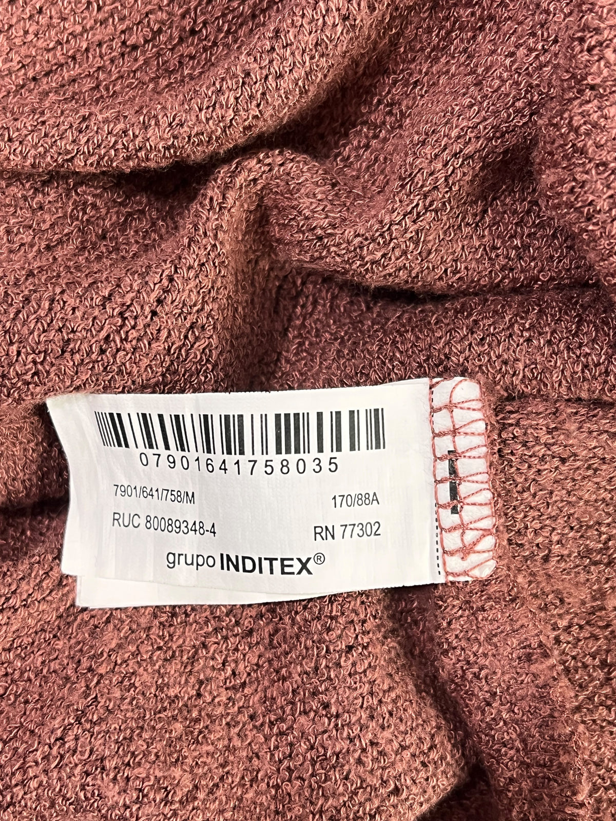 POLERA OVERSIZE ZARA MUJER TALLA M