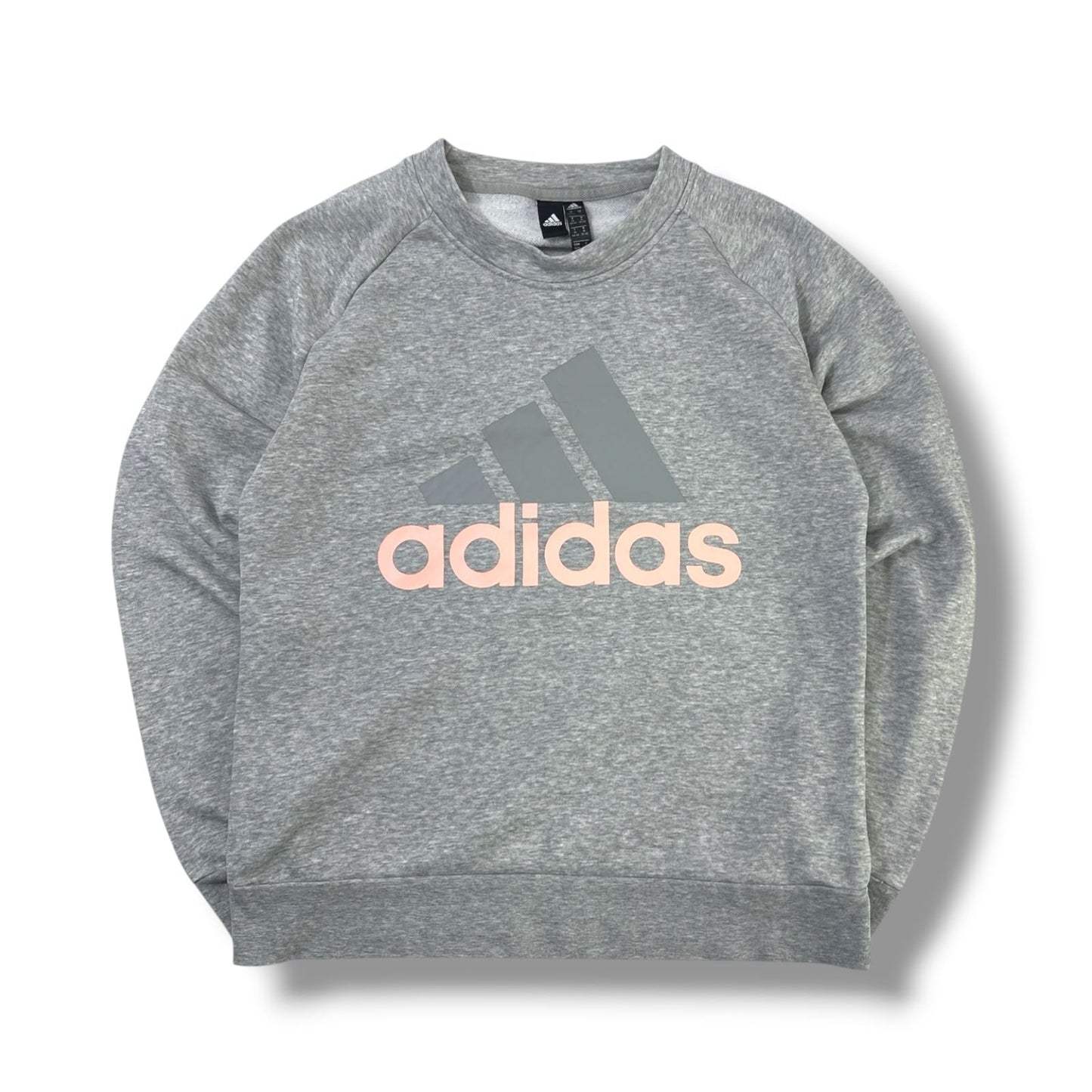 Polerón Adidas Gris Jaspeado Talla M