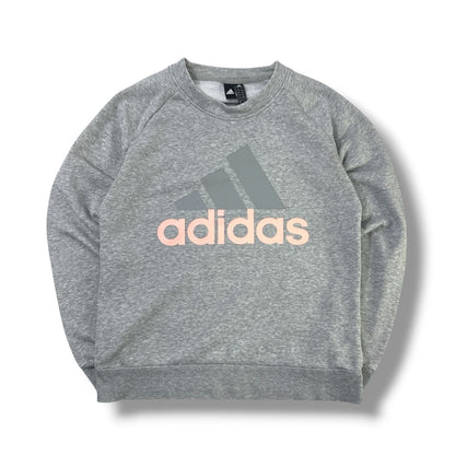 Polerón Adidas Gris Jaspeado Talla M