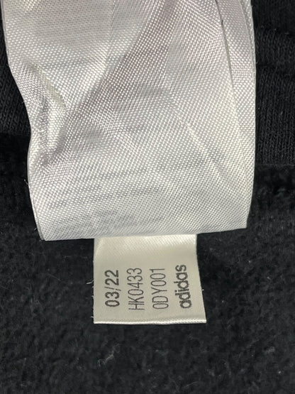 POLERÓN ADIDAS MUJER TALLA M OVERZISE NEGRO CON CAPUCHA