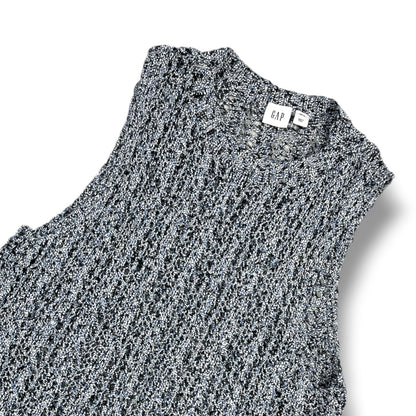 SWEATER SIN MANGAS GAP MUJER XS TEJIDO ABIERTO